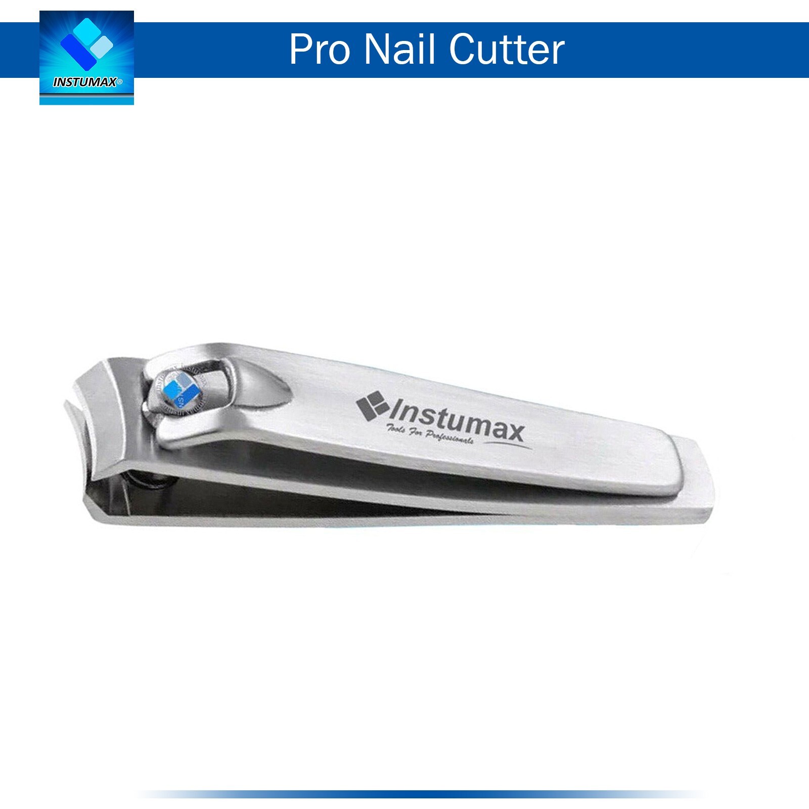 New Straight Edge Nail Clipper Finger Toe Nail Cutter Stainless Steel – 1pc