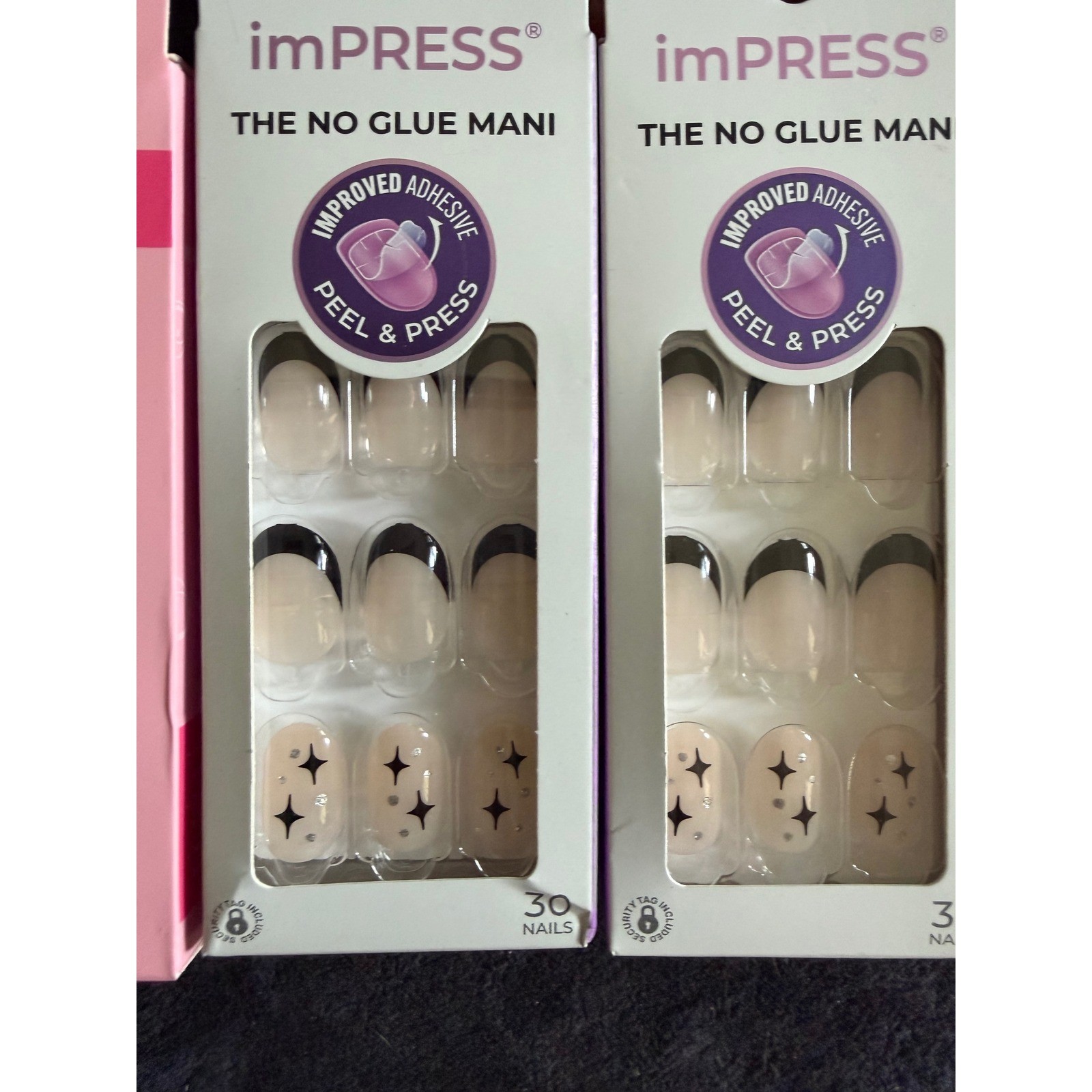 Olive & June imPRESS Sally Hansen Press On Nails Bundle 10 Sets Bows Stars Ghost