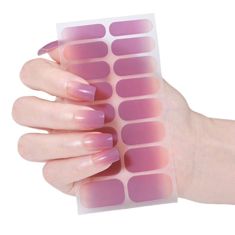 Waterproof Gels Nail Strips Nails Polish Stickers Cats Eye Nails Polish Wraps