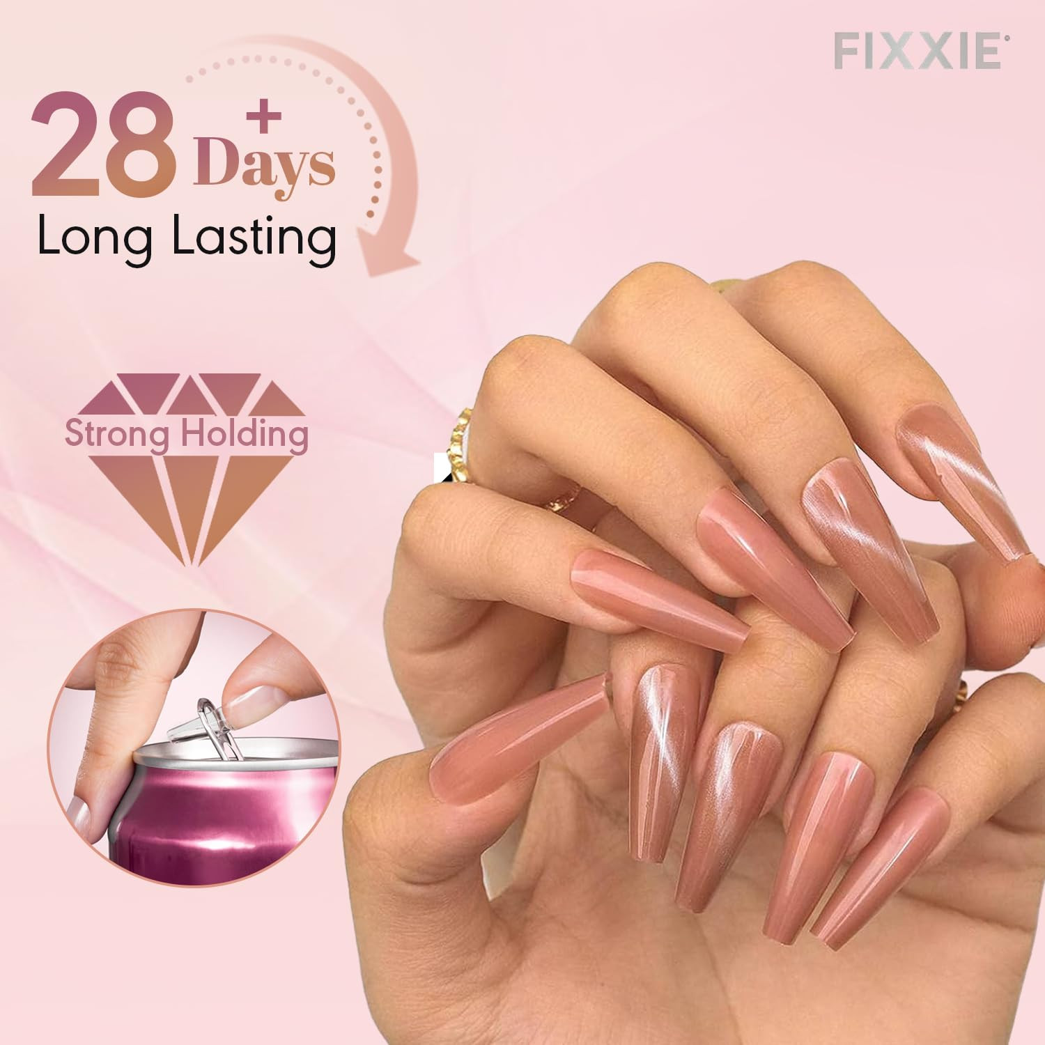 Super Strong Nail Glue Gel with Remover 15G/15Ml Extra Strong UV Free Nail Glue