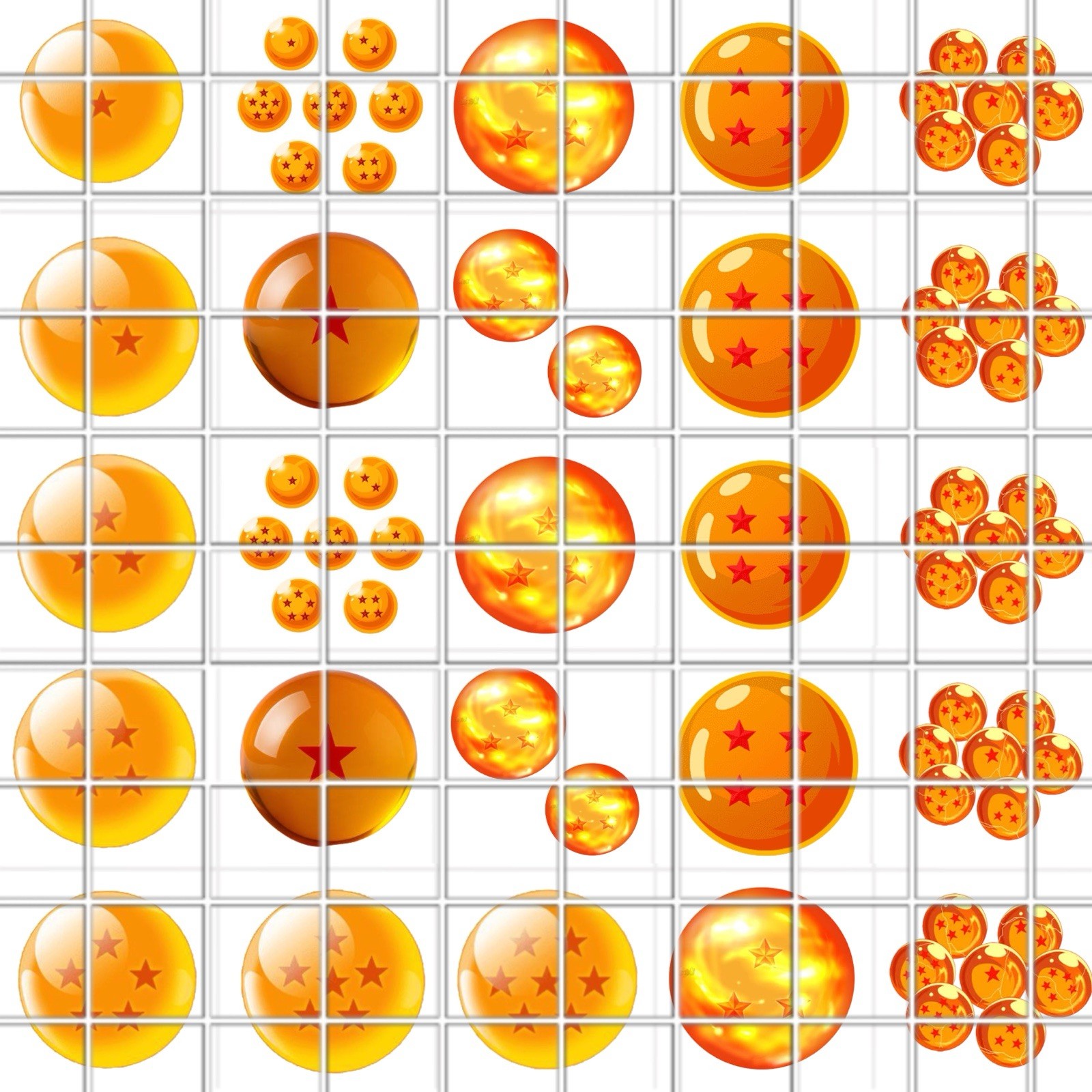 Dragon ball Z Waterslide Finger Nail Decals Instructions (set of 50) JH
