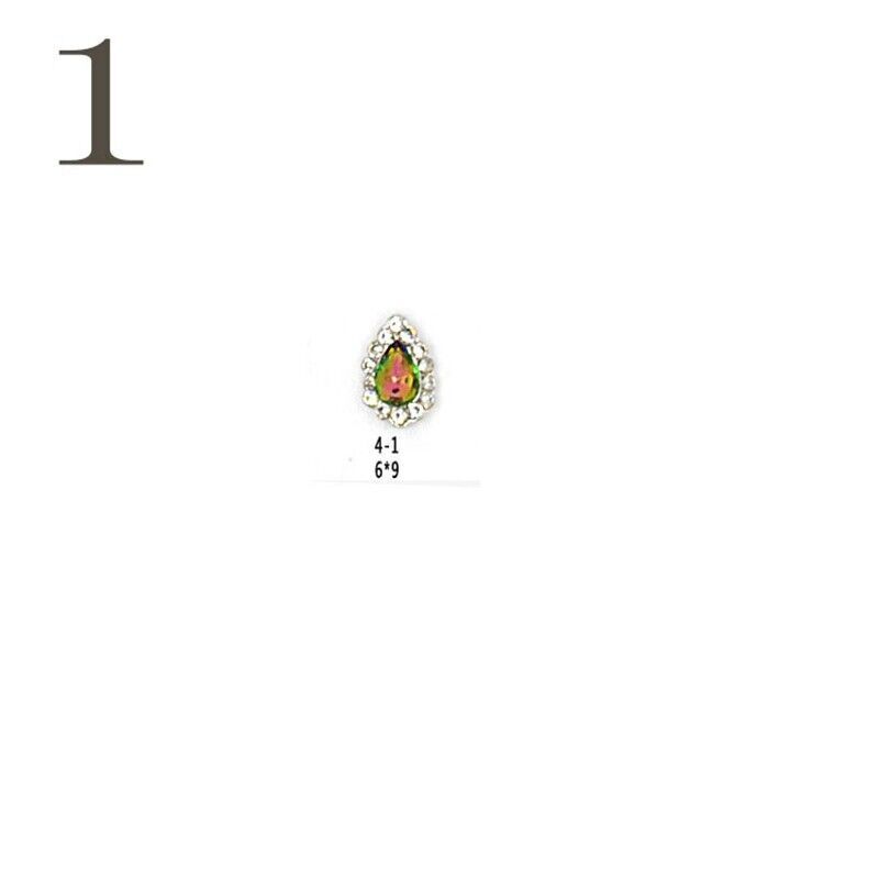 NAIL JEWELLERY DECORATION CRYSTAL SILVER RHINESTONES GEMS CHARM 3D ALLOY