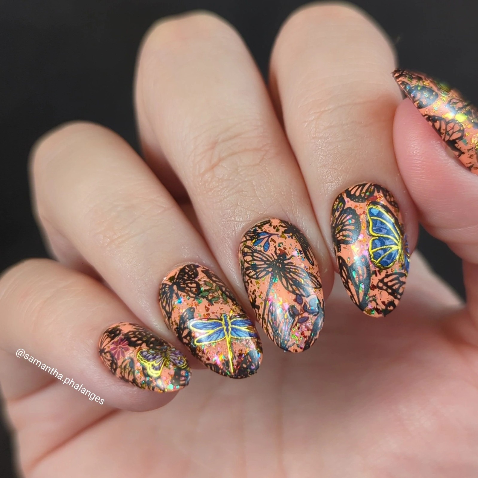 Sky Dancers: Flutter Pirouette (MXM123) – Nail Stamping Plate
