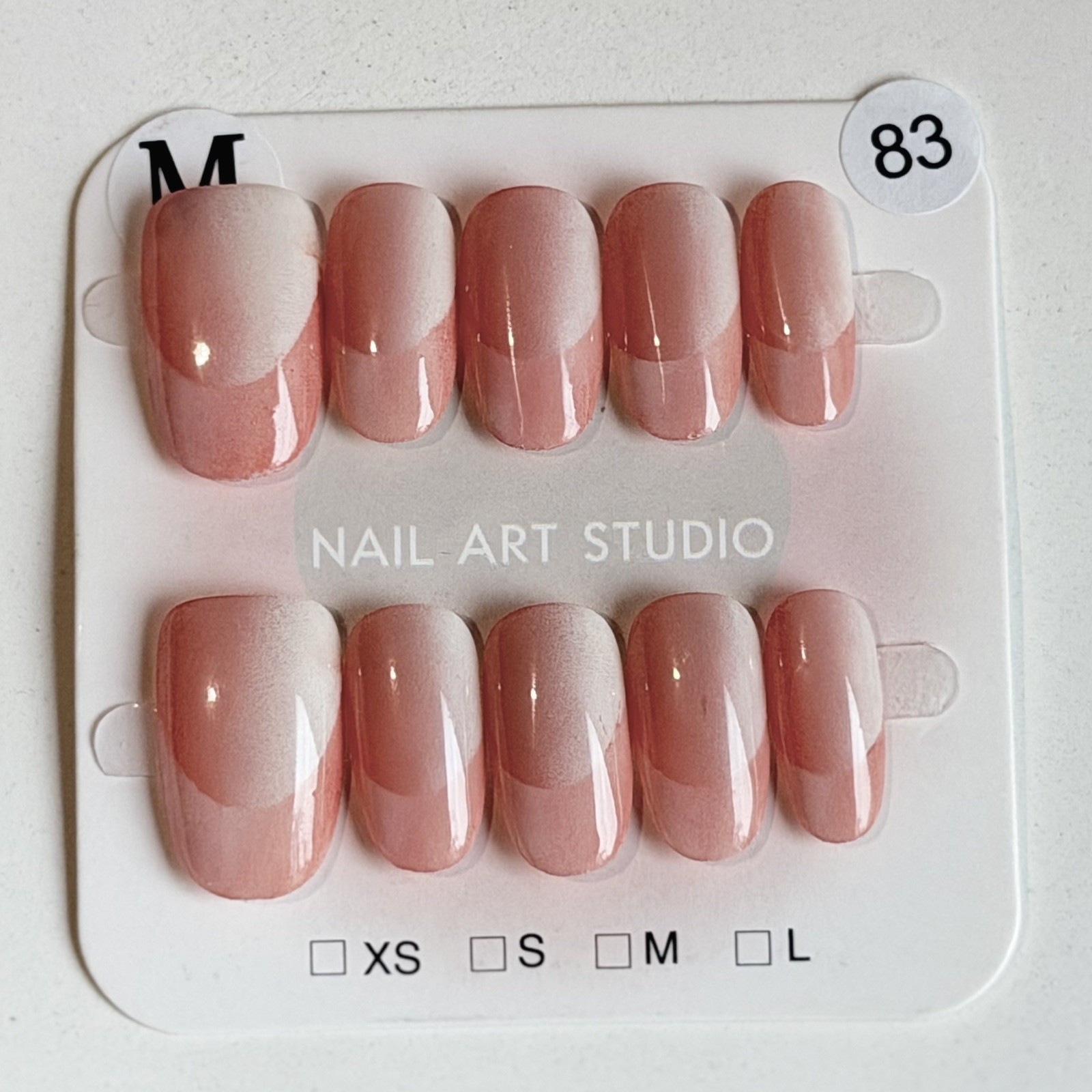 Unique Handmade Press-On Nails Size M | One of a Kind Set, Reusable 83