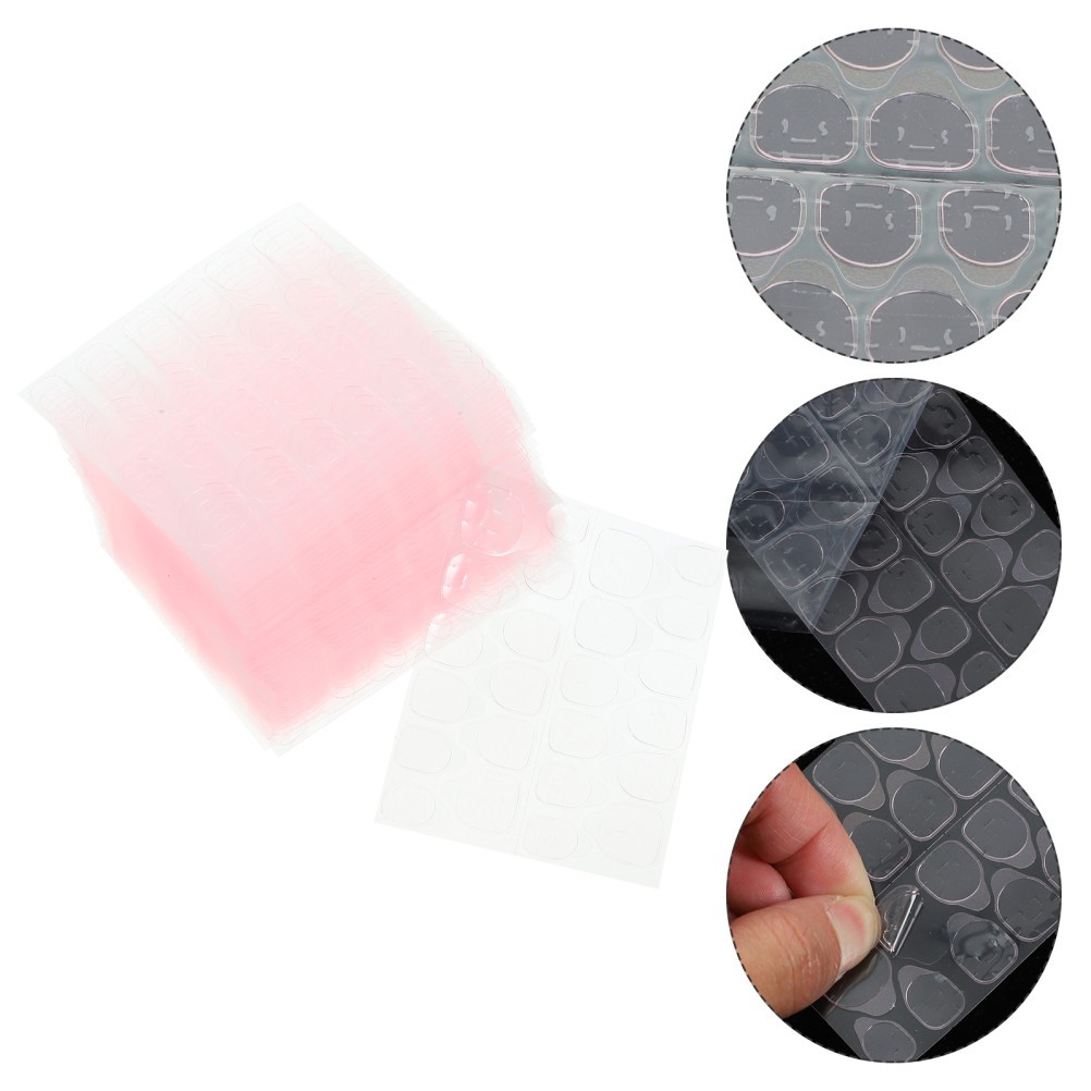 50 Sheets Toenail Adhesive Tab Press on Sticker Nails Stickers Tabs