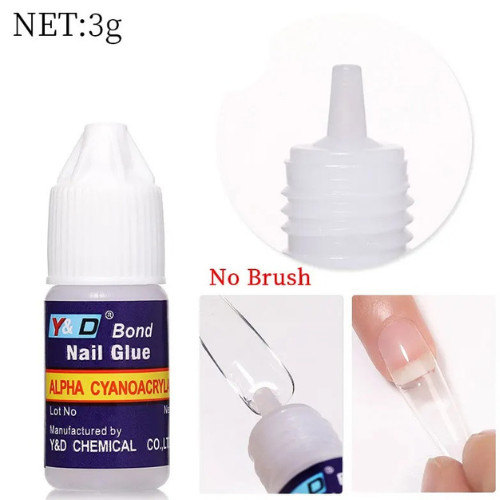 1-10Pcs Super Strong Nail Glue Fast Dry Acrylic Tips Rhinestone Adhesive 2-10g
