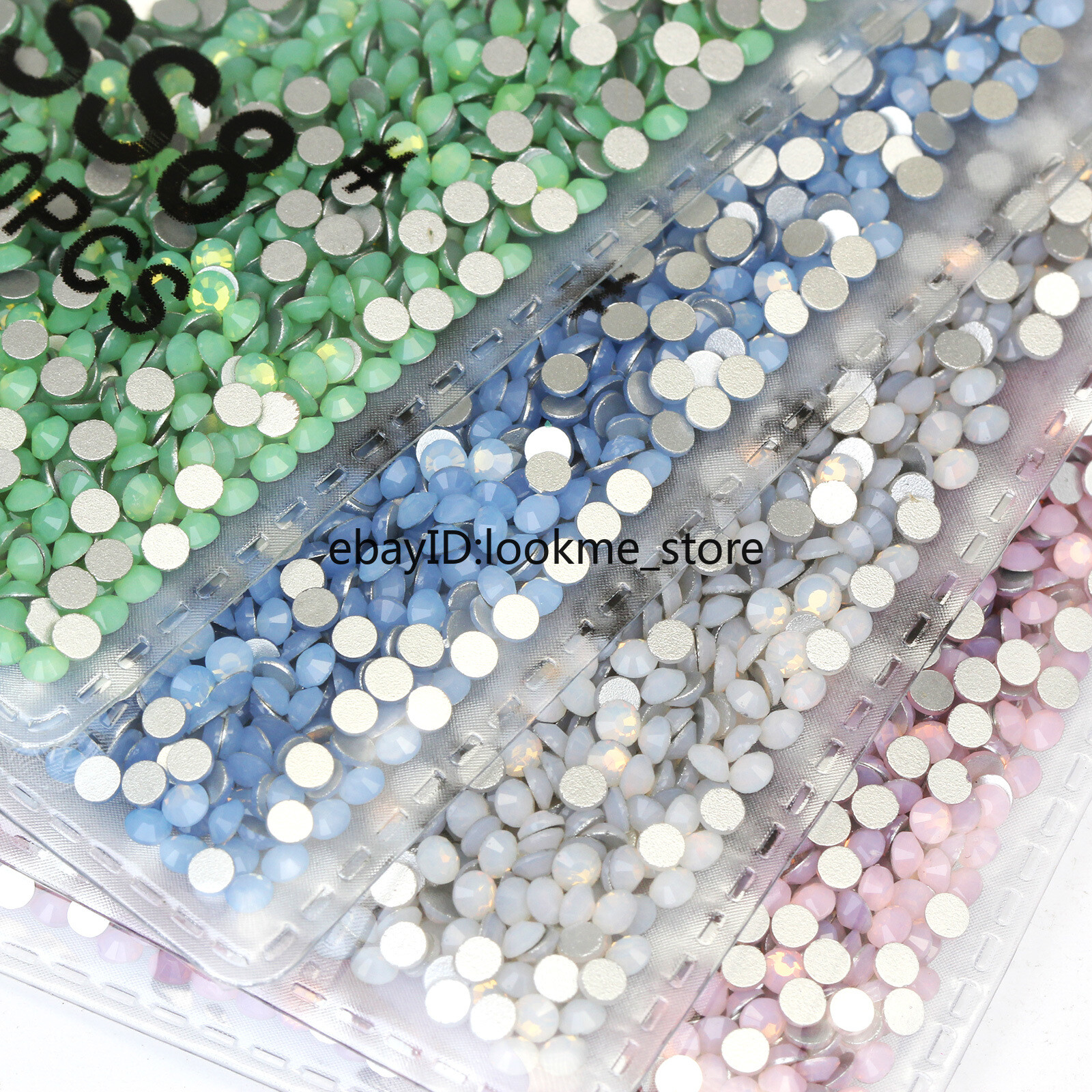 1440pc 2.5mm (ss8) Crystal Glass Rhinestones Flatback Gems Nail Art Crafts Decor
