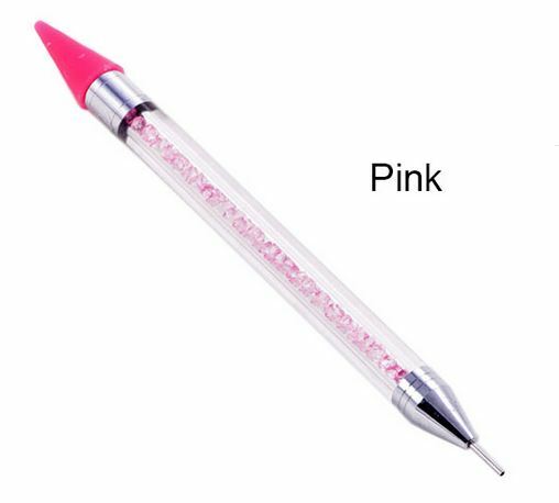 Crystal & Rhinestone Dotting Pen. Dual-Ended. For Nail Art.