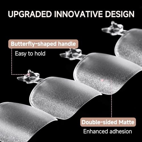 Toe Nail Tips Full Cover, 216 Pcs Square Round Toe Nail Squavol Toe Nail Tips