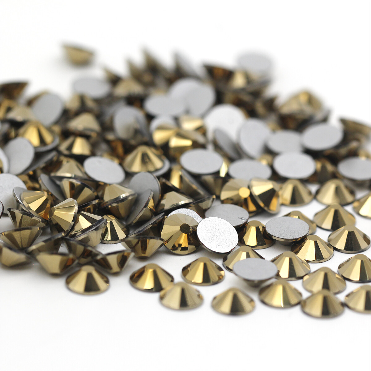 288 720 1440p Aurum Rhinestones FlatBack Glitter Diamond Gems 3D Nail Art Decor