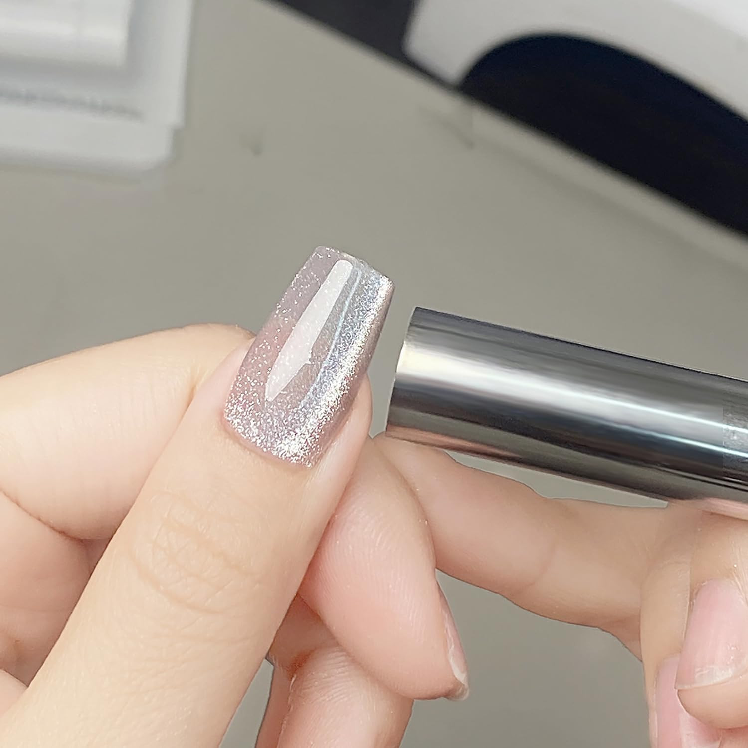 3Pcs Cat Eye Magnet for Nails Gel Nail Polish Magnet Wand Nail Art Magnetic Nail