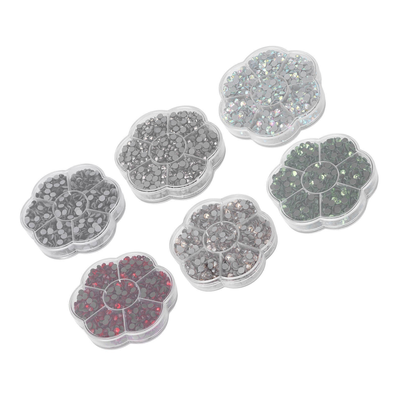1000Pcs Rhinestones Shiny Transparent Decorative Nail Art Supplies for Girls