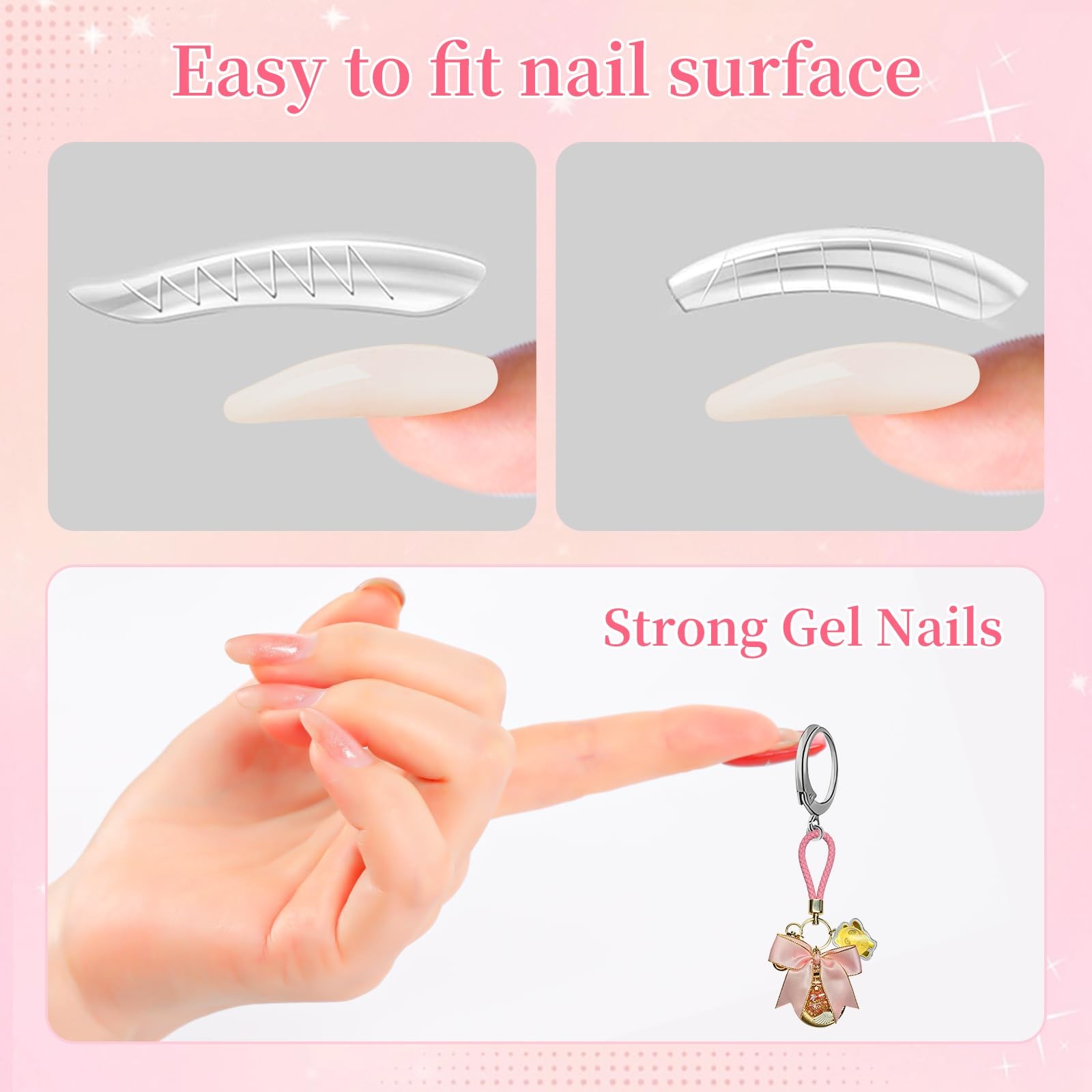 Poly Nail Gel Kit 3 Colors Builder Gel for Nail Extensions