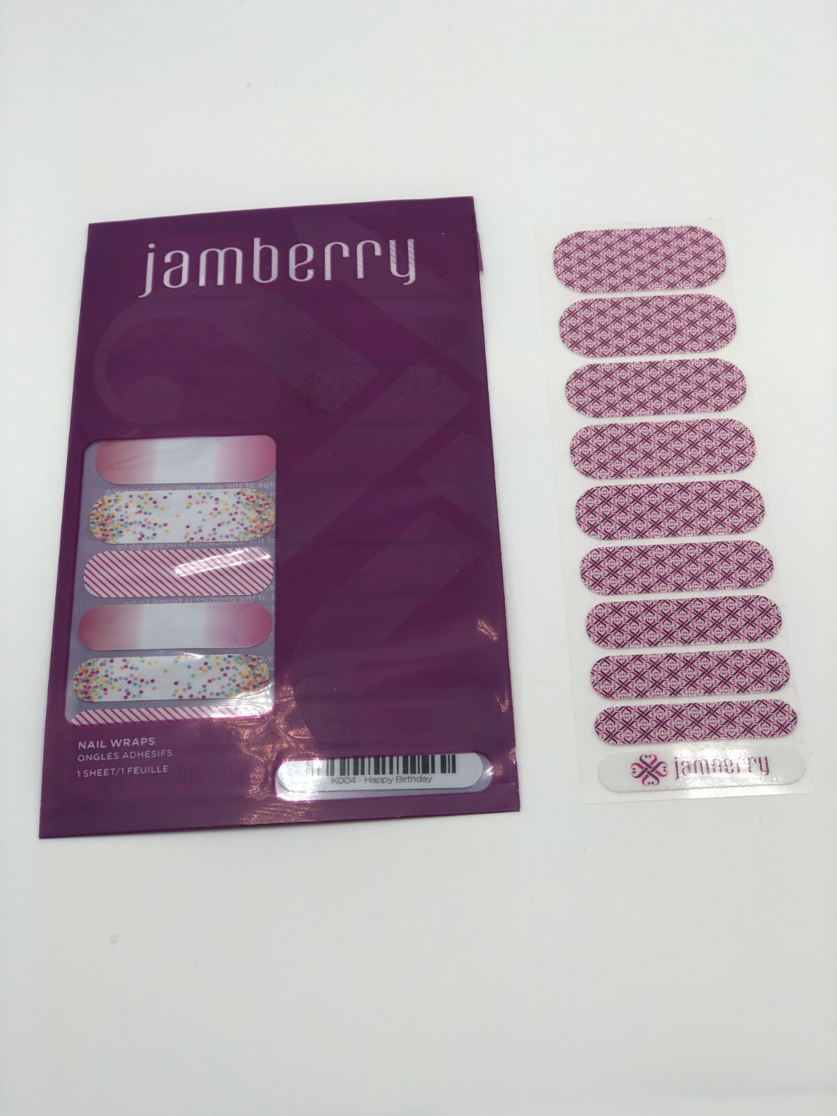 Exclusive Jamberry Nail Wraps, Happy Birthday & Logo, NIP, $2 Shipping!