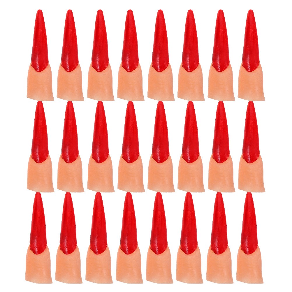 50 Pcs Creative Fake Hand Finger Severed Fingers Prop for Halloween Props