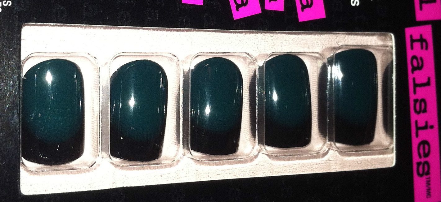 Maybelline Color Show Nail Falsies Flex-Nail Extensions * 20 EMERALD OMBRE * New