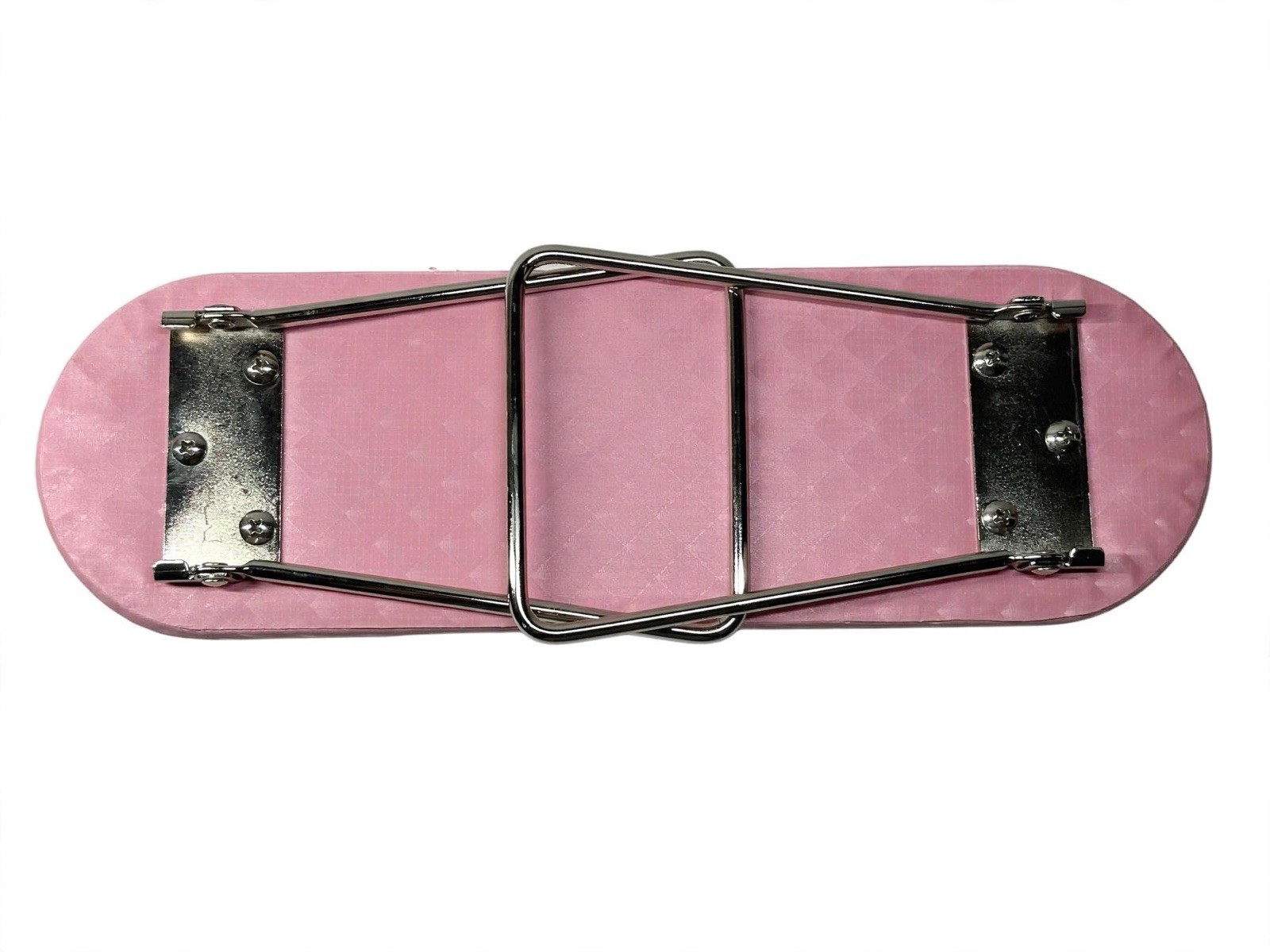 Pink Diamond-Textured Hard Case for Glasses, Metal Spring Hinge, Portable