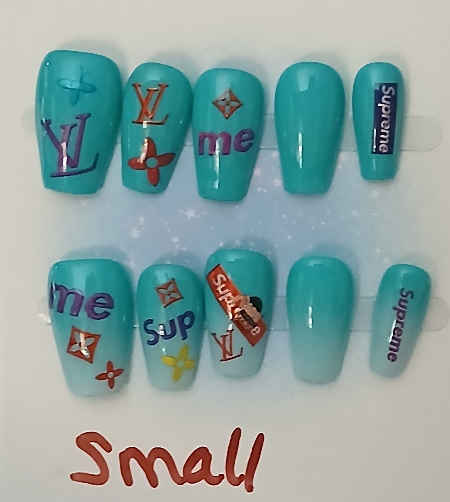 Unique Press-On Nails Size Small