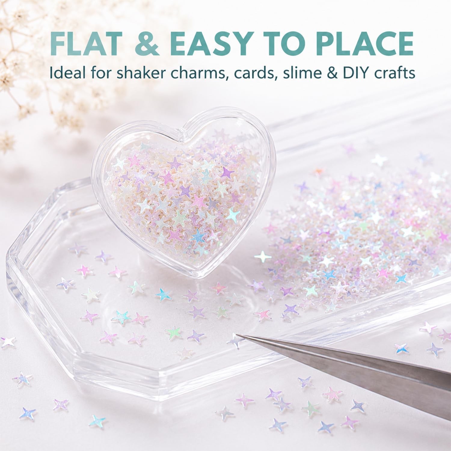 BHKTKHT Holographic 4-Point Star Glitter for Nails, Resin and Crafts | Ultra-…