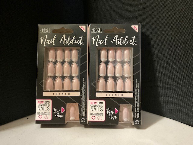 Ardell nail addict press on nails-french manicure X2