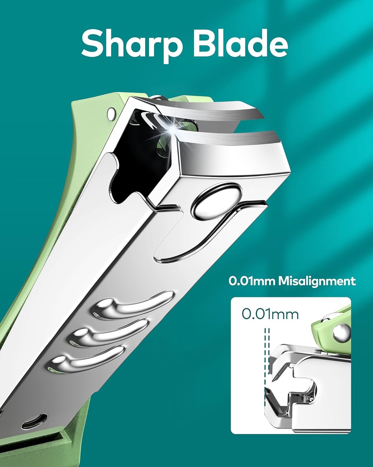 Nail Clippers with Nail File, Anti Splash Nail Clipper Set for