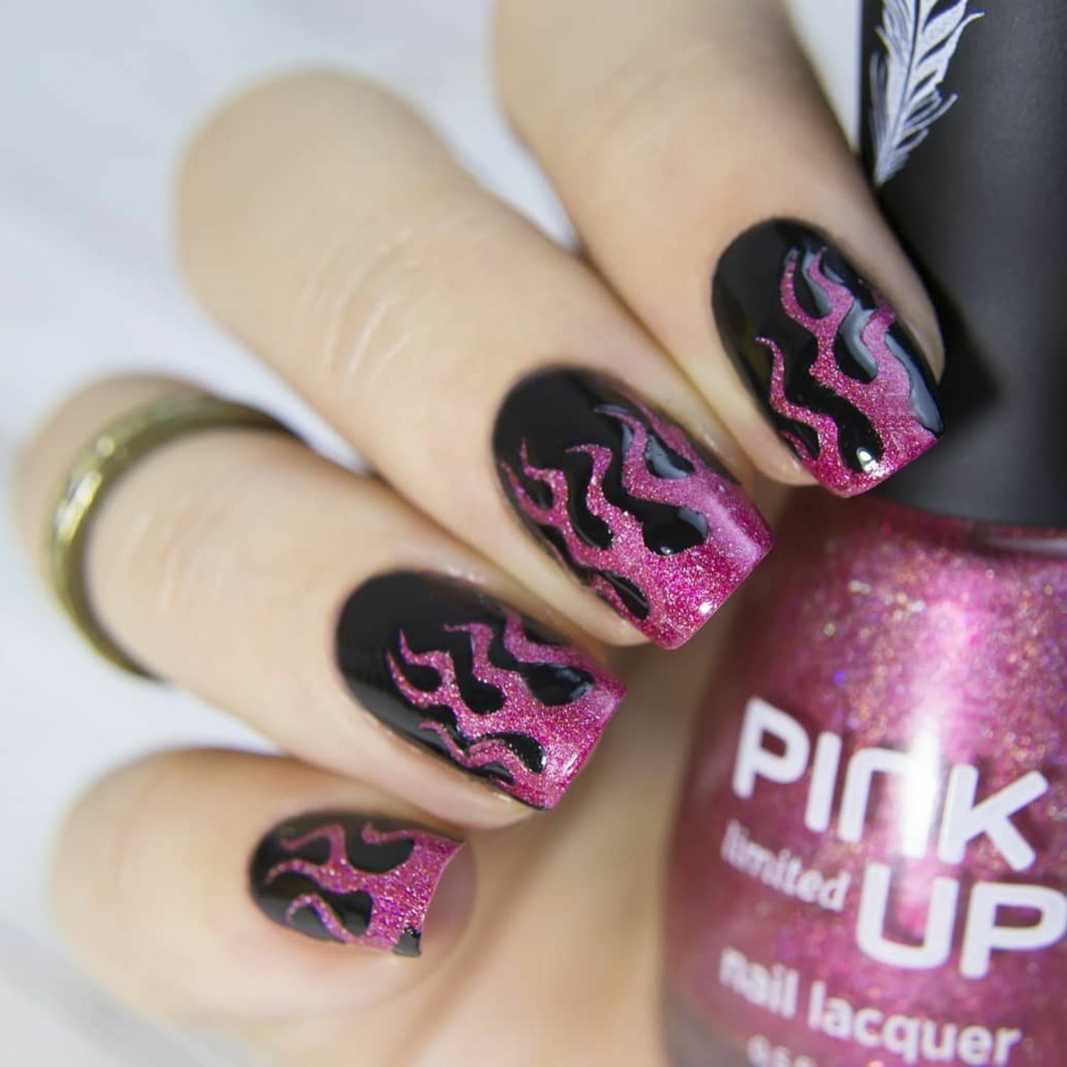 Fire Stencils for Nails, Halloween Nail Stickers, Nail Vinyls