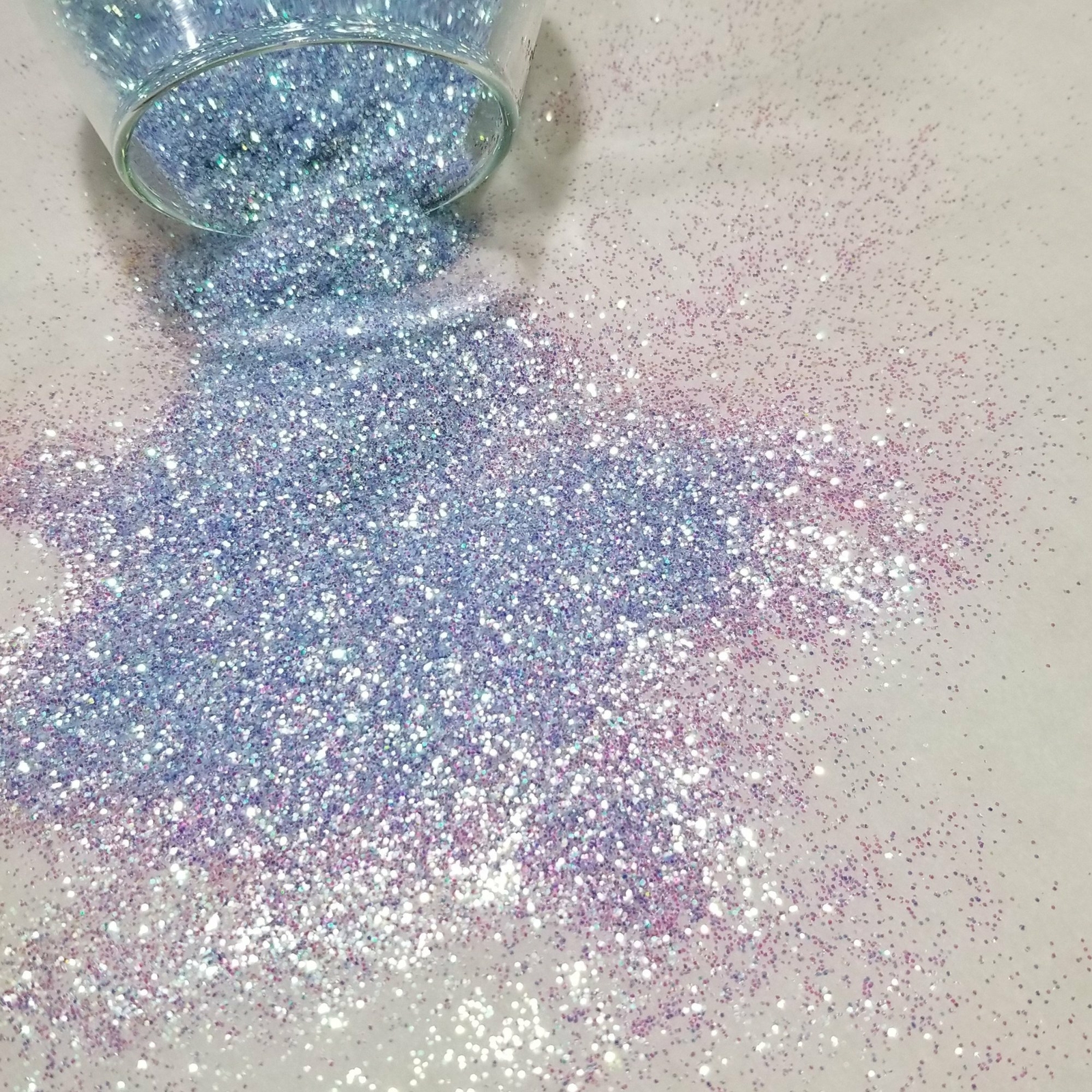 .015 Hex Color Shift IR Polyester Glitter, Spoon Flies,Soft Lures -Blue Abalone