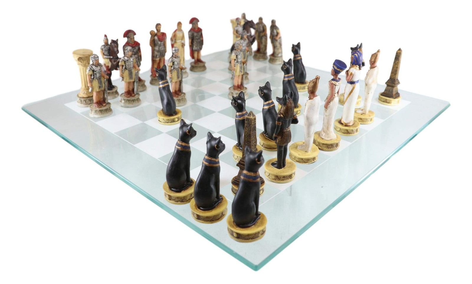 Ebros Gift Historical Themed 17 inches by 17 0.1 centimeters, White