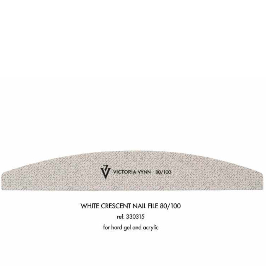 Victoria Vynn Crescent Nail File 80/100 Professional Gel Acrylic Nails Styling