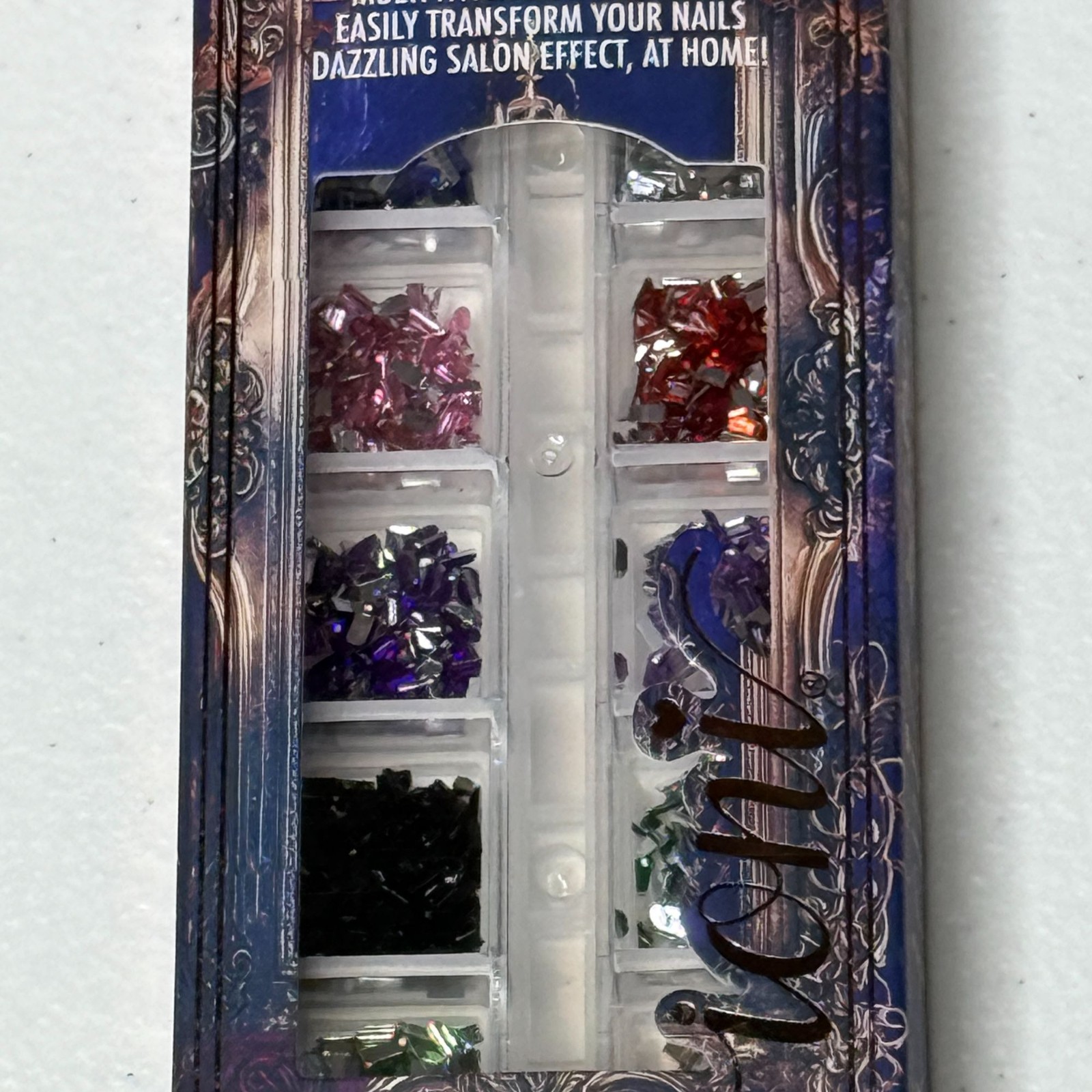 Ioni Veil of Allure Nail Art Rhinestones Multi Color Nail Gems NWT