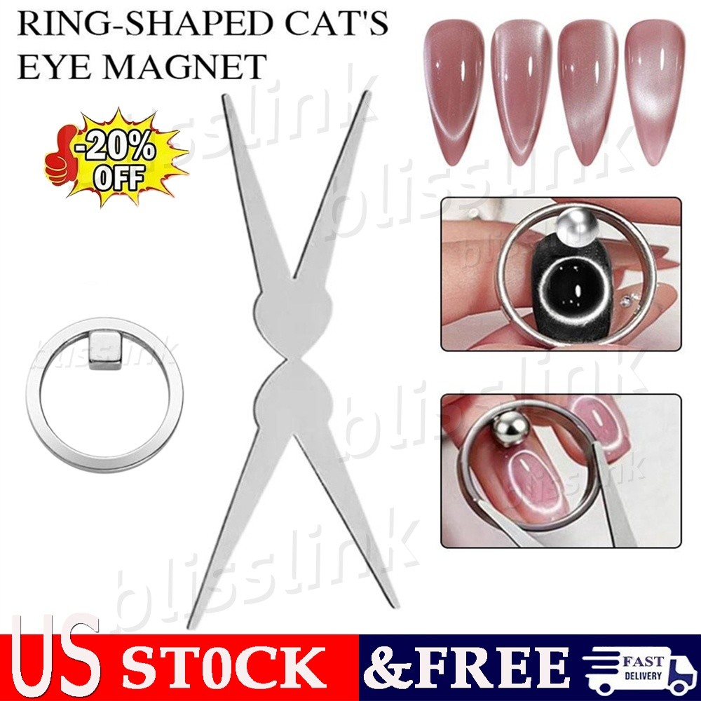 New Ring-Shaped Cat-Eye Magnet,Professional Nail Art,For 3d Cat Eye Effect