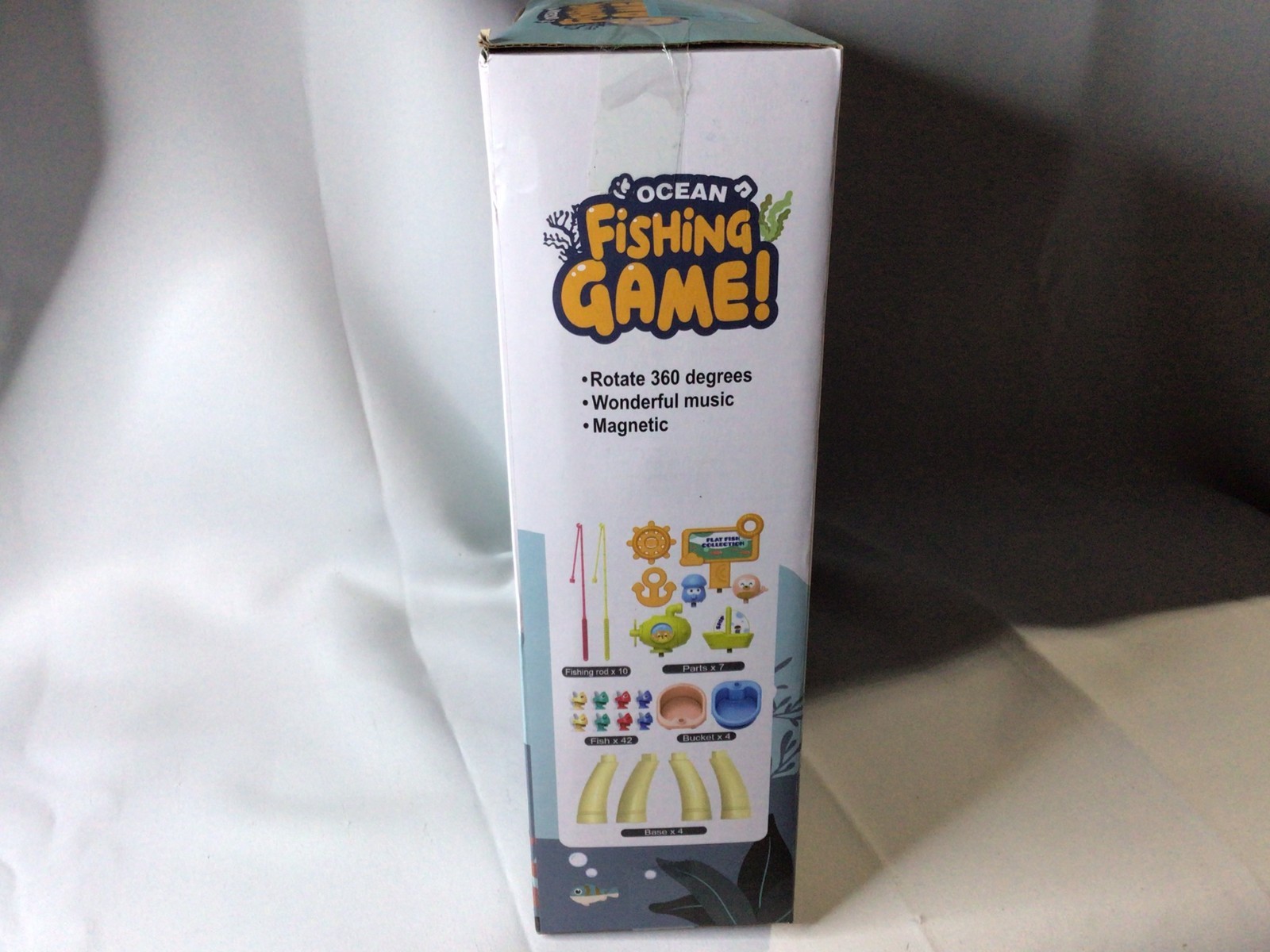 Magnetic Fishing Game for Kids Toddlers Ages 1-3 3-5 5-7, Fish Toy Board