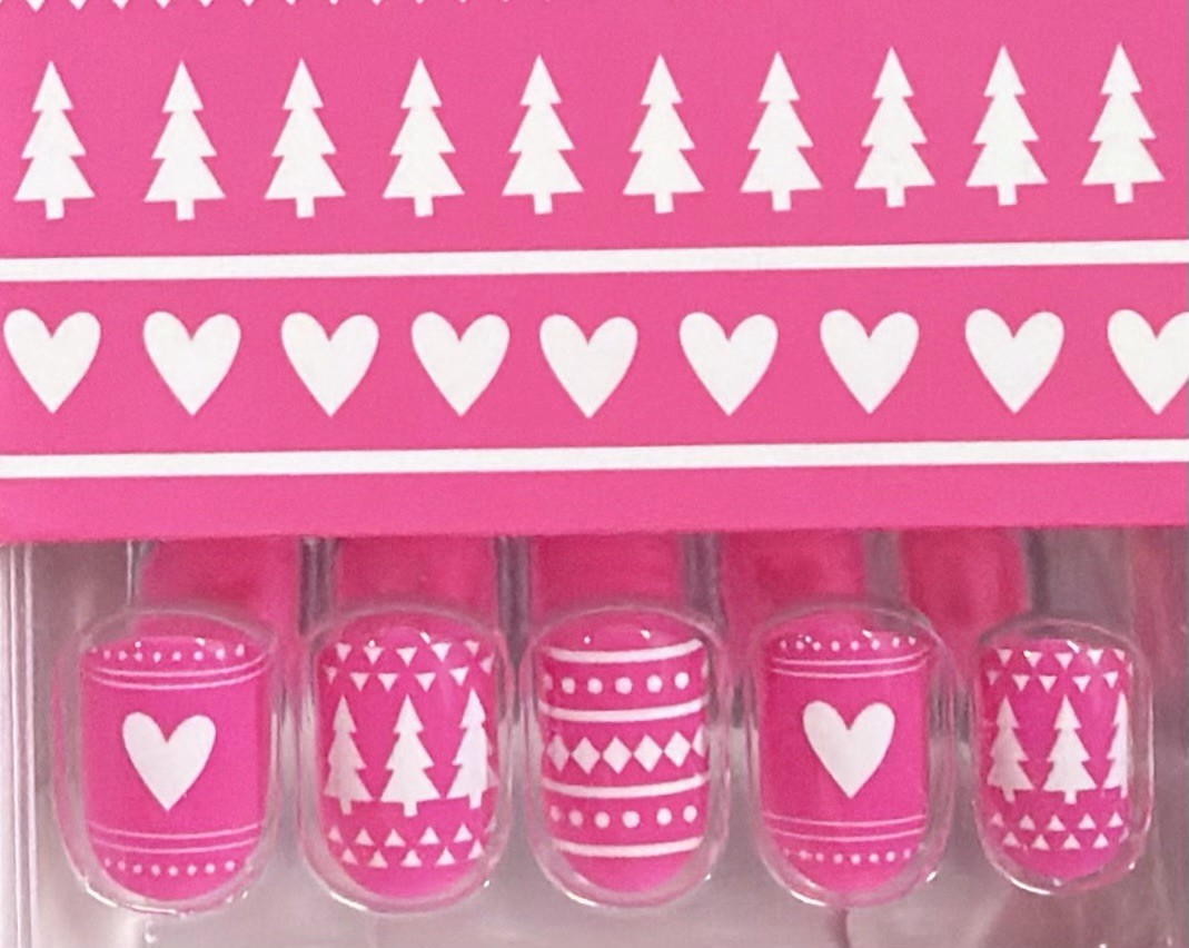 Red Aspen Christmas Winter Short Square Pink Shiny Tis The Season To Be Jolee 🩷