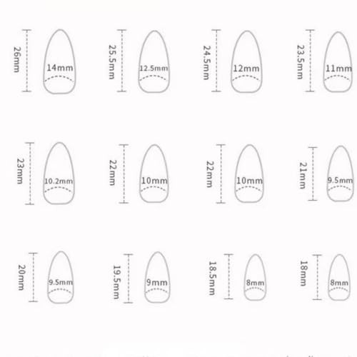 Black Press on Nails Medium Almond Fake Nails with Gold Foil Design style16