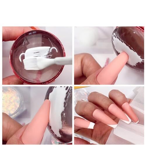 2.8CM Head Clear Jelly Silicone Nail Art Stamper Scraper with Cap Transparent