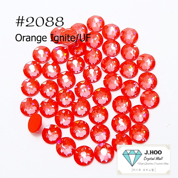 Swarovski 2088 – Flat Back-Orange Ignite