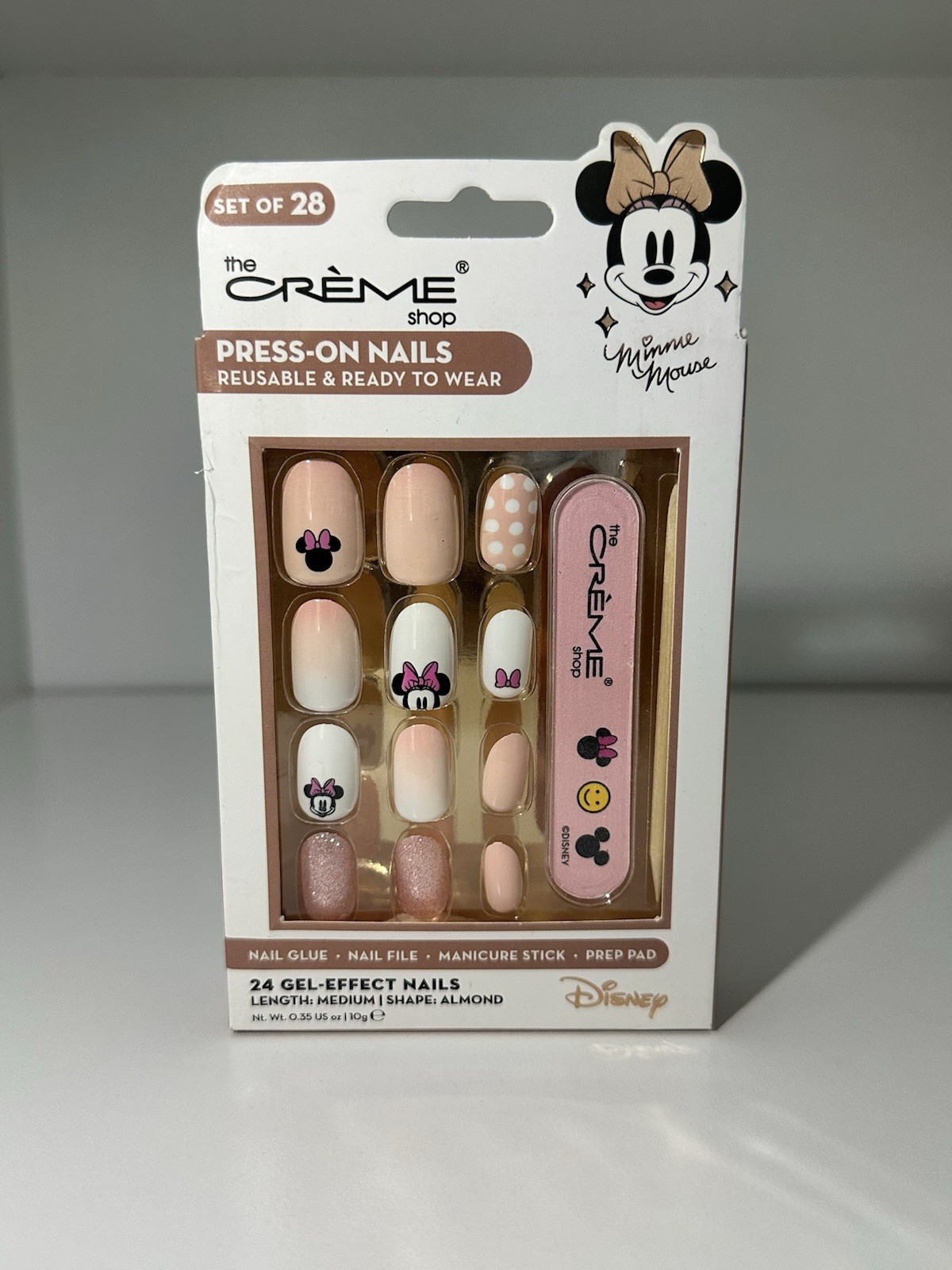 The Crème Shop Disney Minnie Mouse Press-On Nails—New In Box