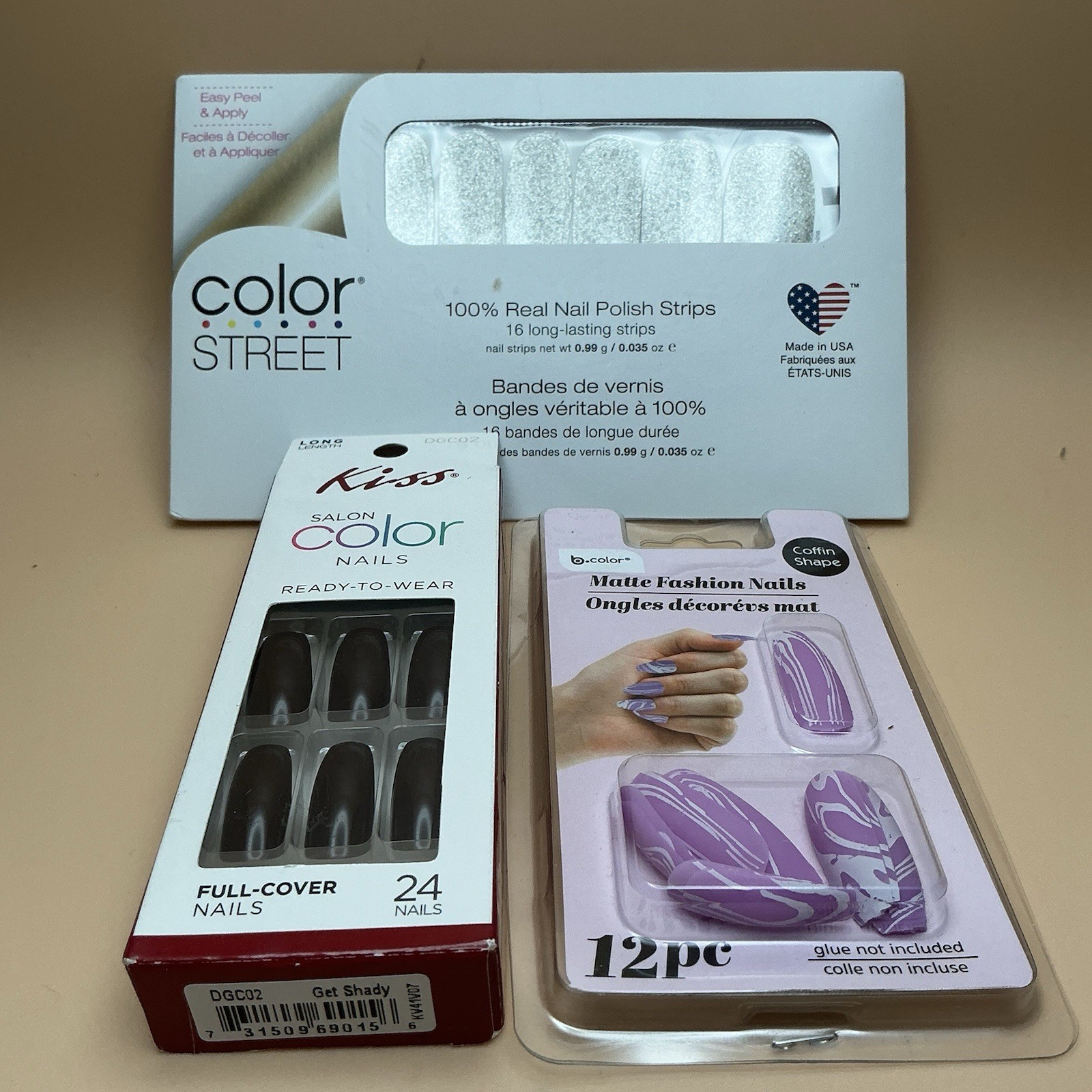 Women’s Nail Products; Fashion Nails, Full Cover, Polish Strips