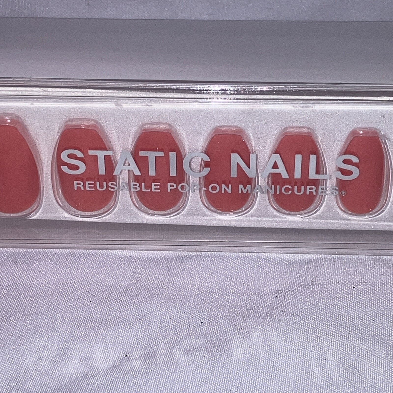 Static Nails Reusable Pop-On Manicure Set Glue-On Nails Sunset Somewhere Coffin