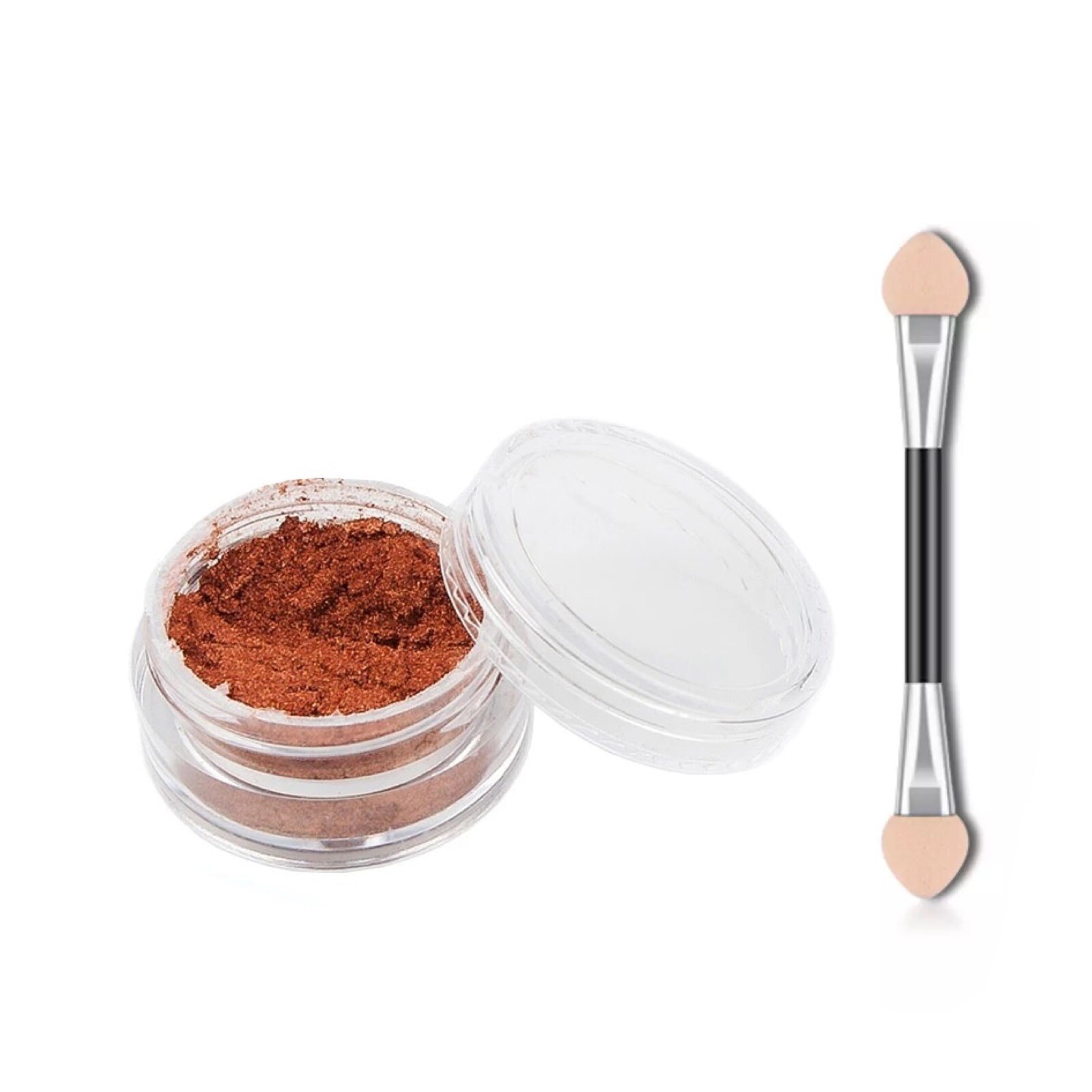 New ROSE GOLD NAILS POWDER Mirror Chrome Effect Pigment Nail Art UK SELLER (u)