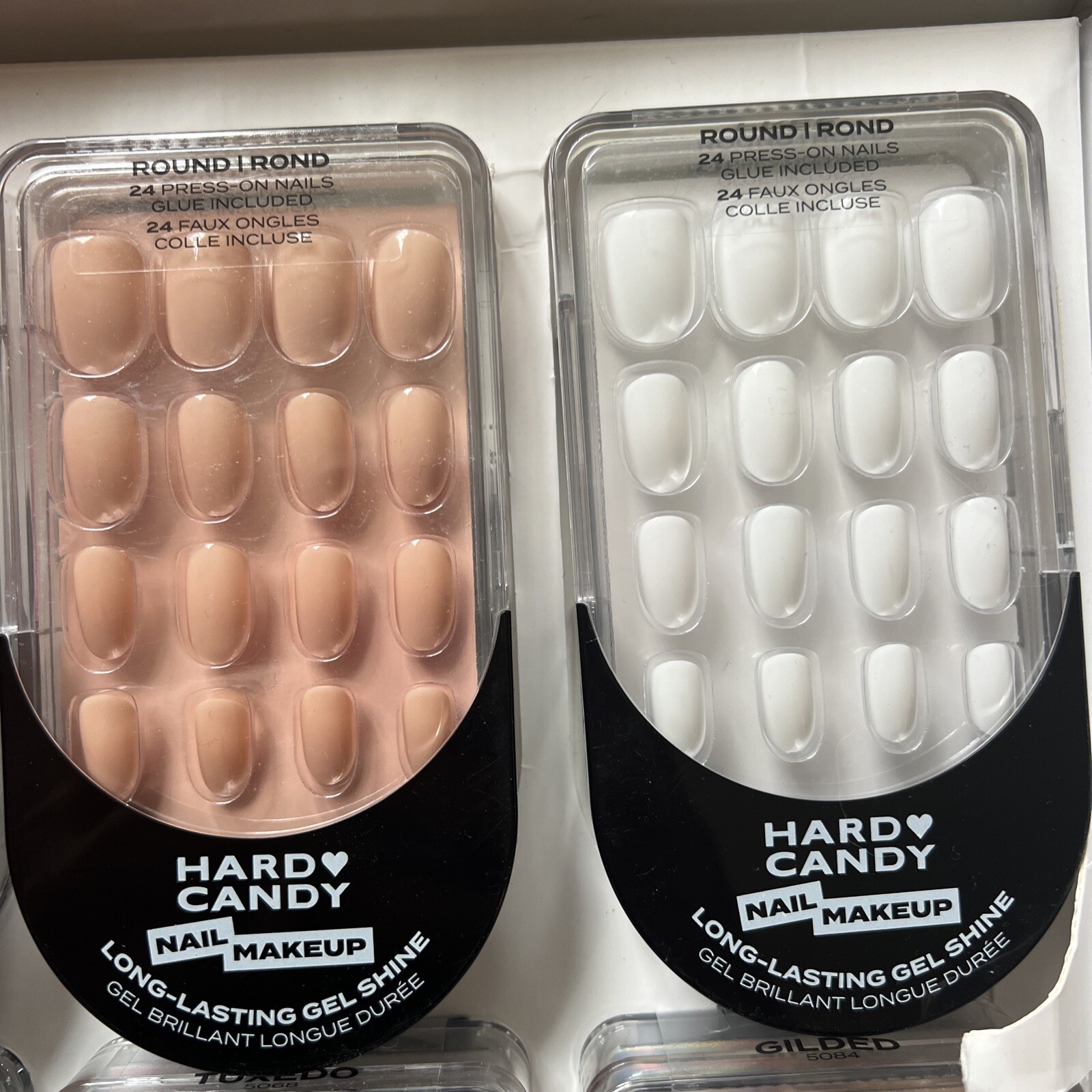 Hard Candy Nail Makeup Press-On Nails Set of 8 Assorted Styles NIB