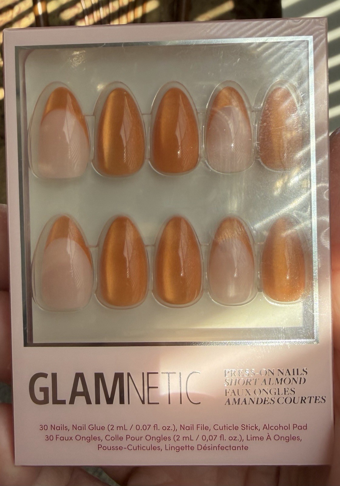 Glamnetic Press On Nails-Orange Pop