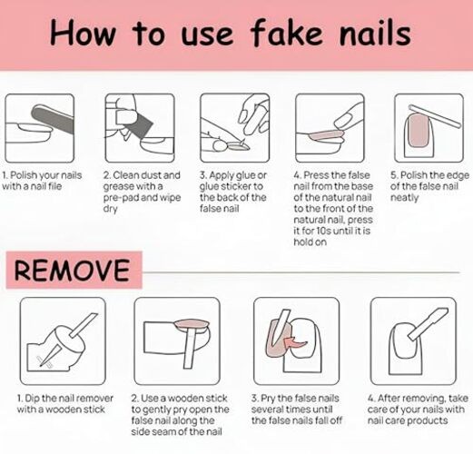 Dark Blue Press On Nails – Short Almond Fake Nails – Full Cover False Nails09