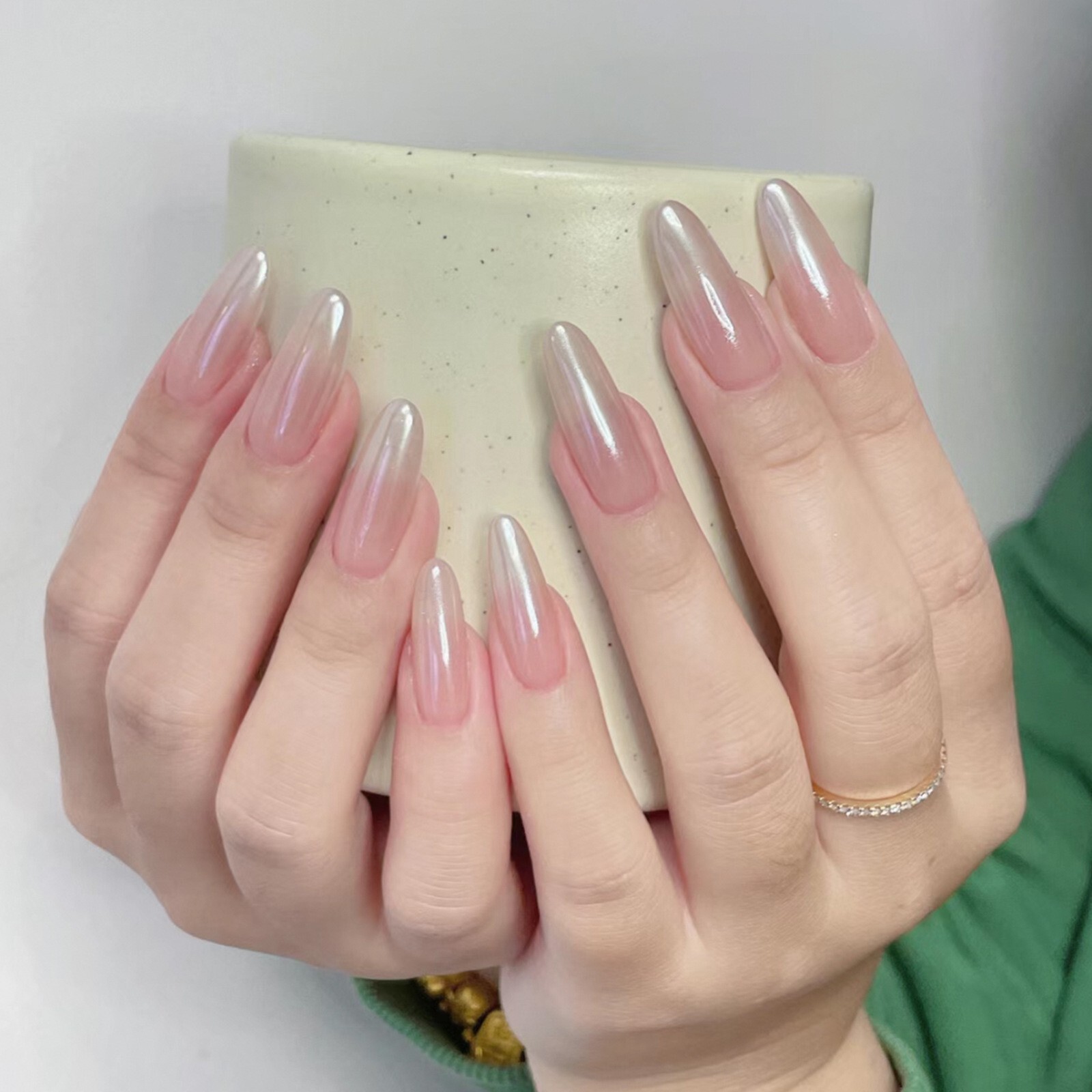 1 Pot Aurora Powder Shining Nails Powder for Nail Art Tips Decoration DIY