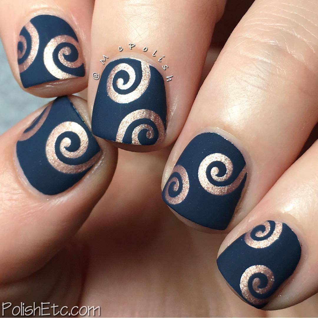 Swirl Tape for Nail Art, Spiral Stickers for Nails, Nail Vinyls