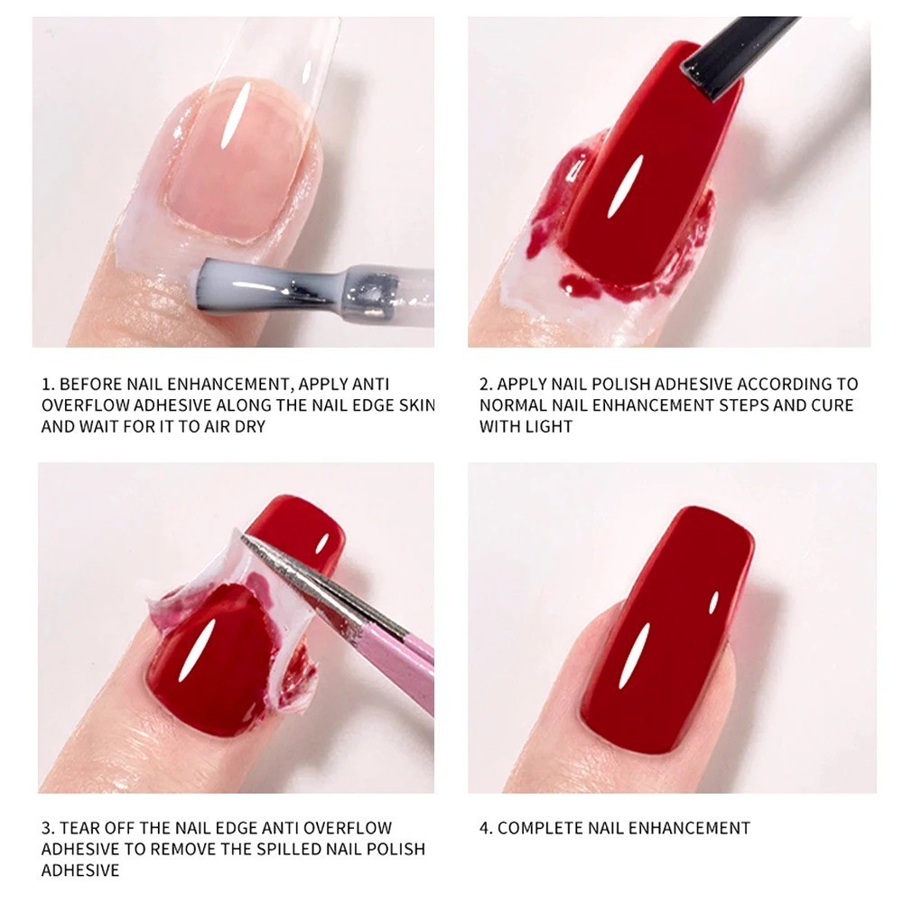 Cuticle Guard – Peel Off Nail Tape for Nail Art – 15ml Liquid Protector