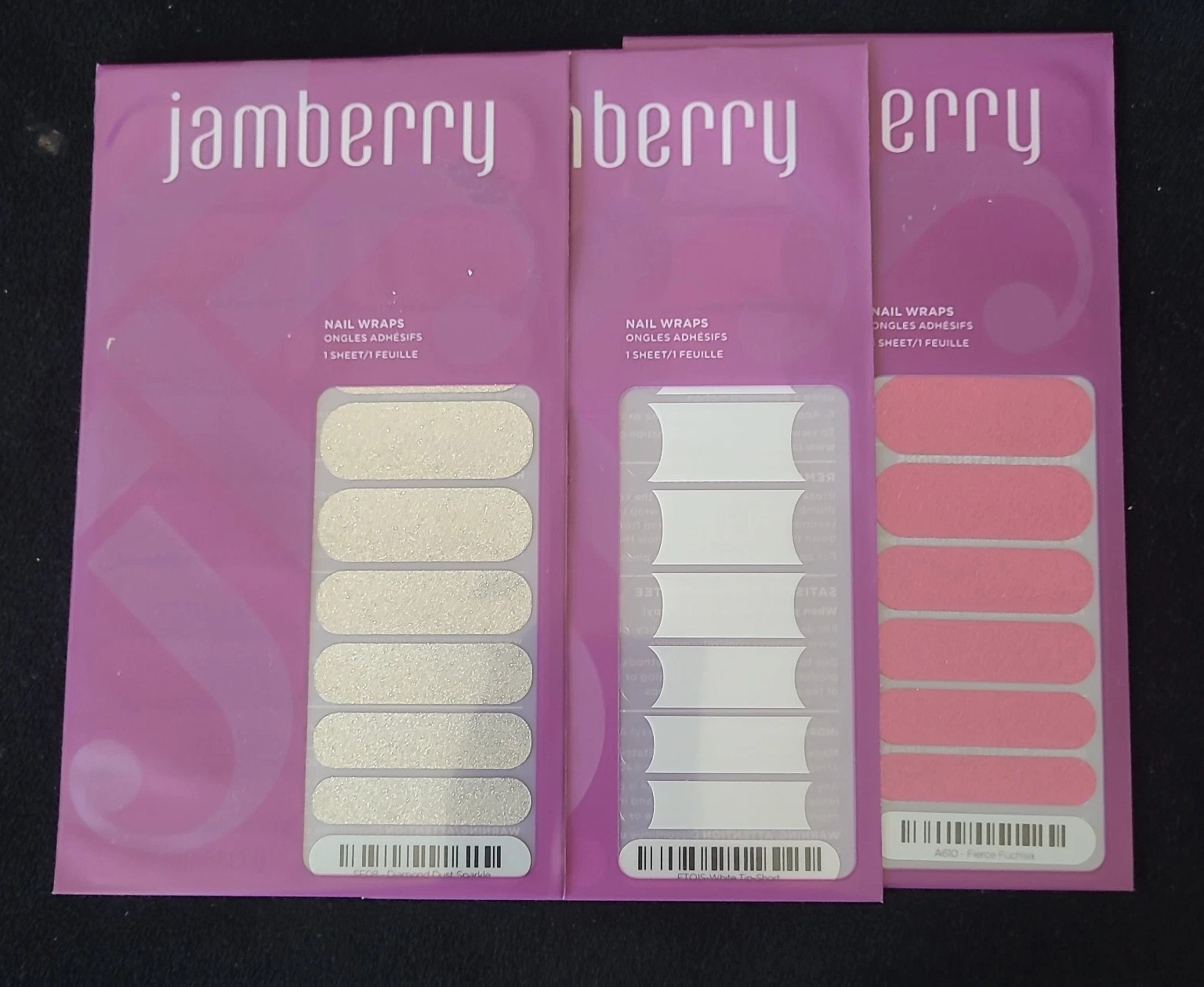JamBerry Mini Heater And 13 Sets Of Nail Wraps Mixed Lot * READ*