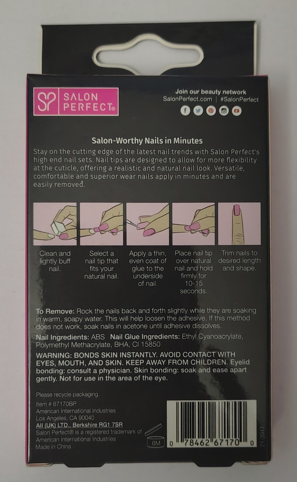 New Salon Perfect Design Nail Set