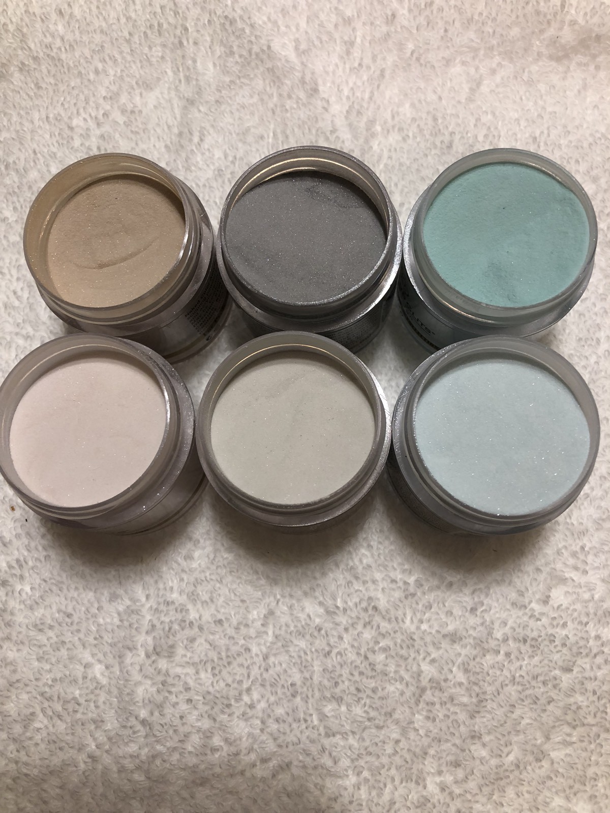 polvos acrilicos glam and glitz naked 6 pz