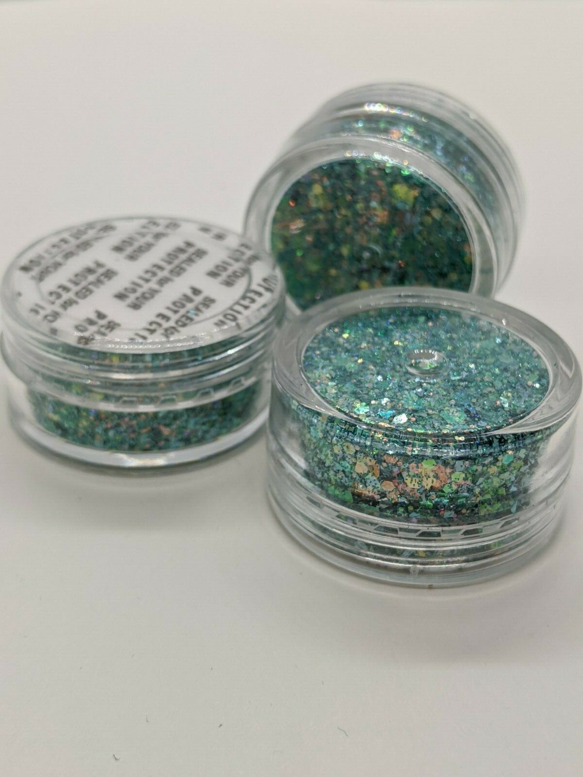 Iridescent & Holographic Glitter Mixes Pink/Blue/Bronze/White Nail Art UK Seller